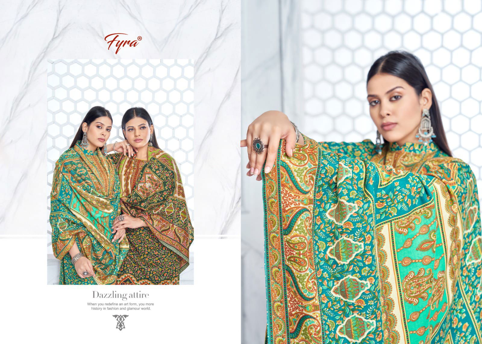 Mehnaz By Alok Suit Pashmina Dress Material Catalog